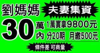 劉媽媽30萬借款方案